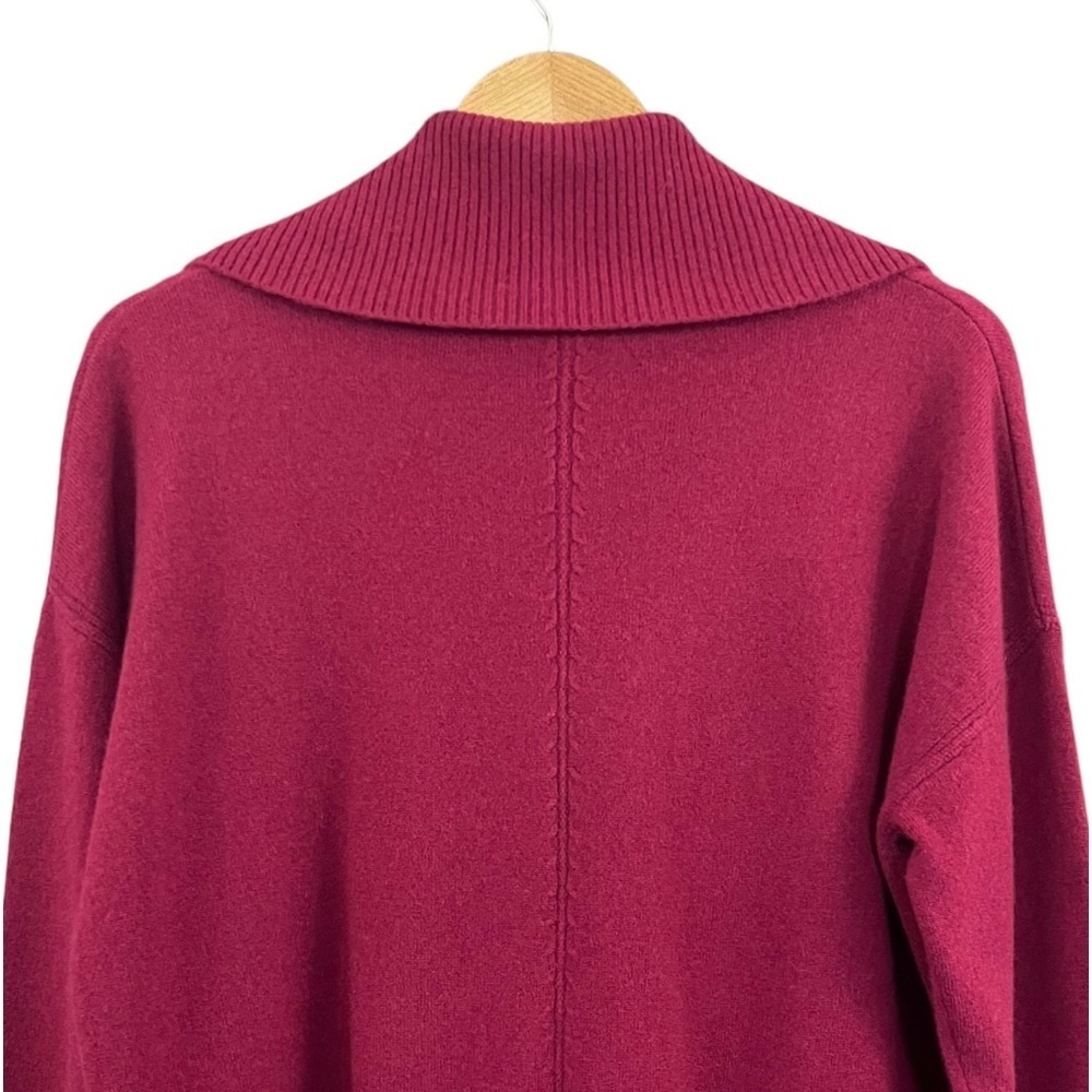 Sundance Giovanna Cashmere Cowlneck Sweater Petite Bordeaux NWT - Picture 7 of 10
